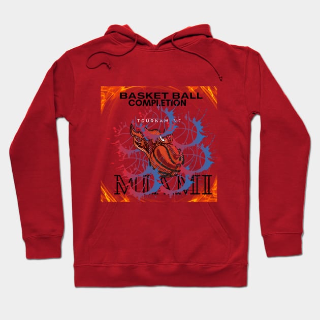 Miami heat basketball Hoodie by Funnysart